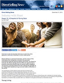 DirectSellingNews.com - December 2016